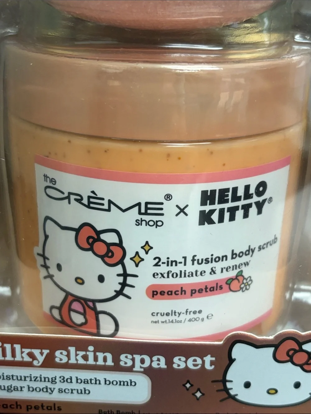 The Creme Shop Peach Petals Silky Skin Spa Set